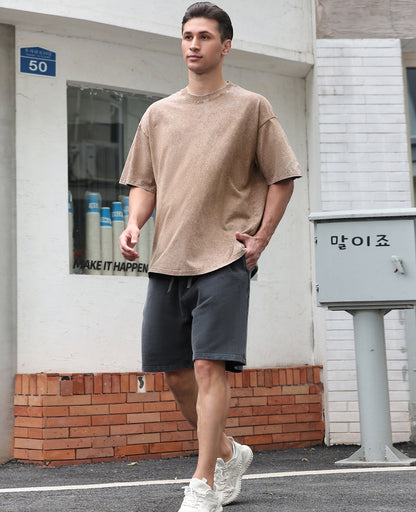 Men's Cotton T-Shirts Oversized Tee Tops