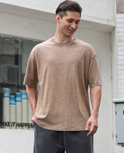 Men's Cotton T-Shirts Oversized Tee Tops