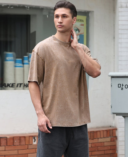 Men's Cotton T-Shirts Oversized Tee Tops
