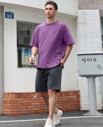 Men's Cotton T-Shirts Oversized Tee Tops