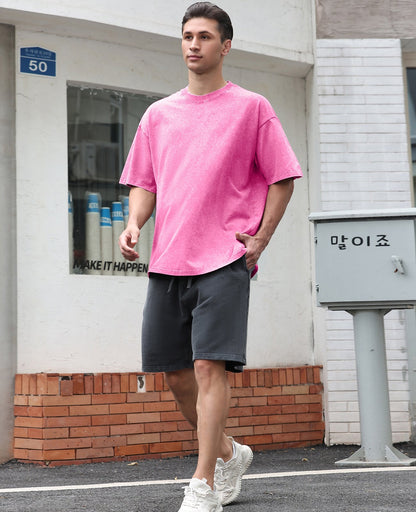 Men's Cotton T-Shirts Oversized Tee Tops