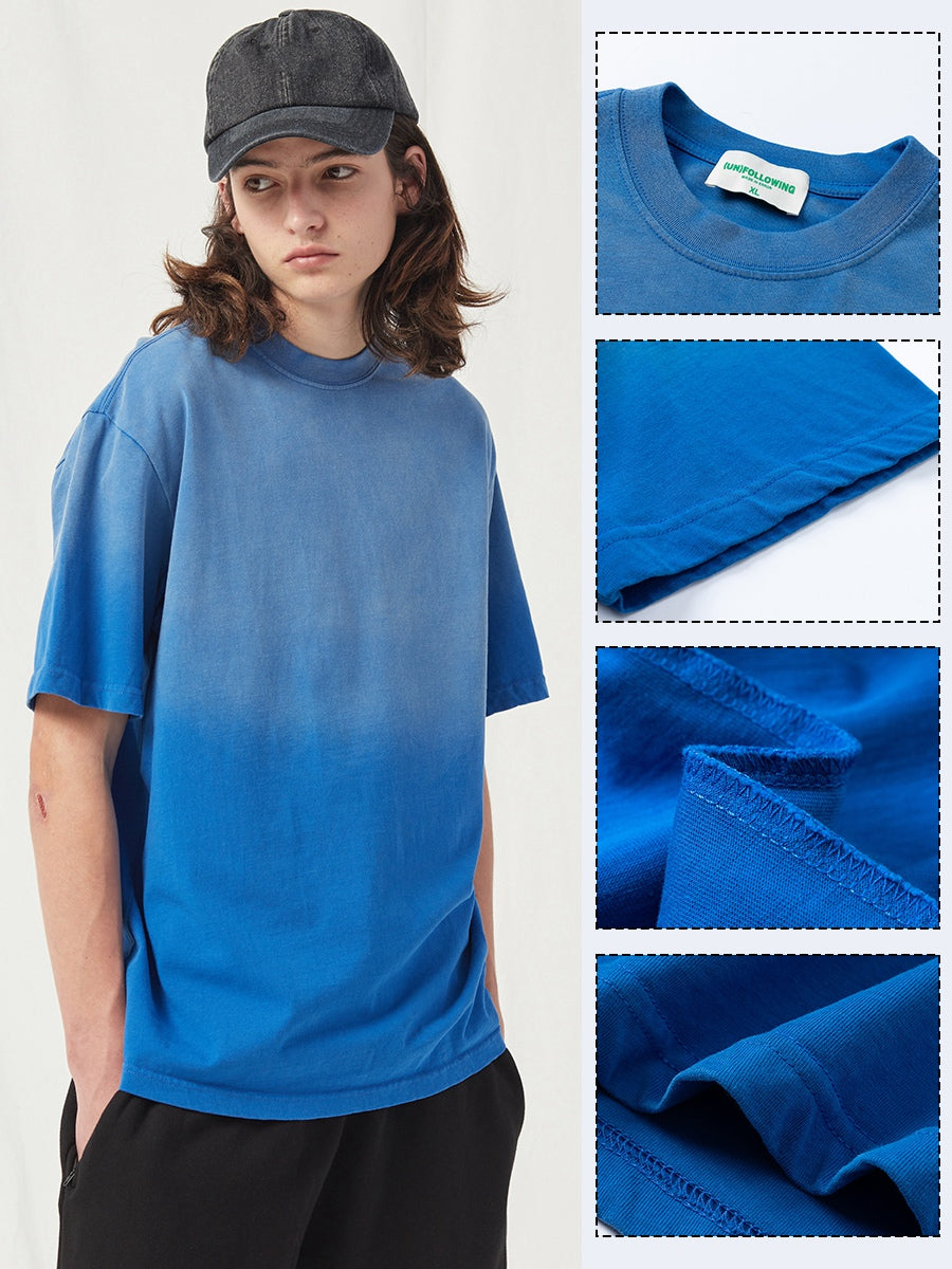 100% Cotton Crew Neck Tie-dye Oversized T-shirt KeepShowing