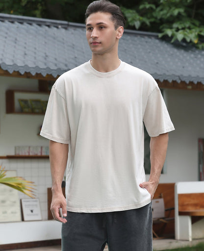 Men's Cotton T-Shirts Oversized Tee Tops