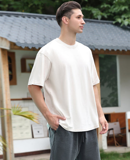 Men's Cotton T-Shirts Oversized Tee Tops