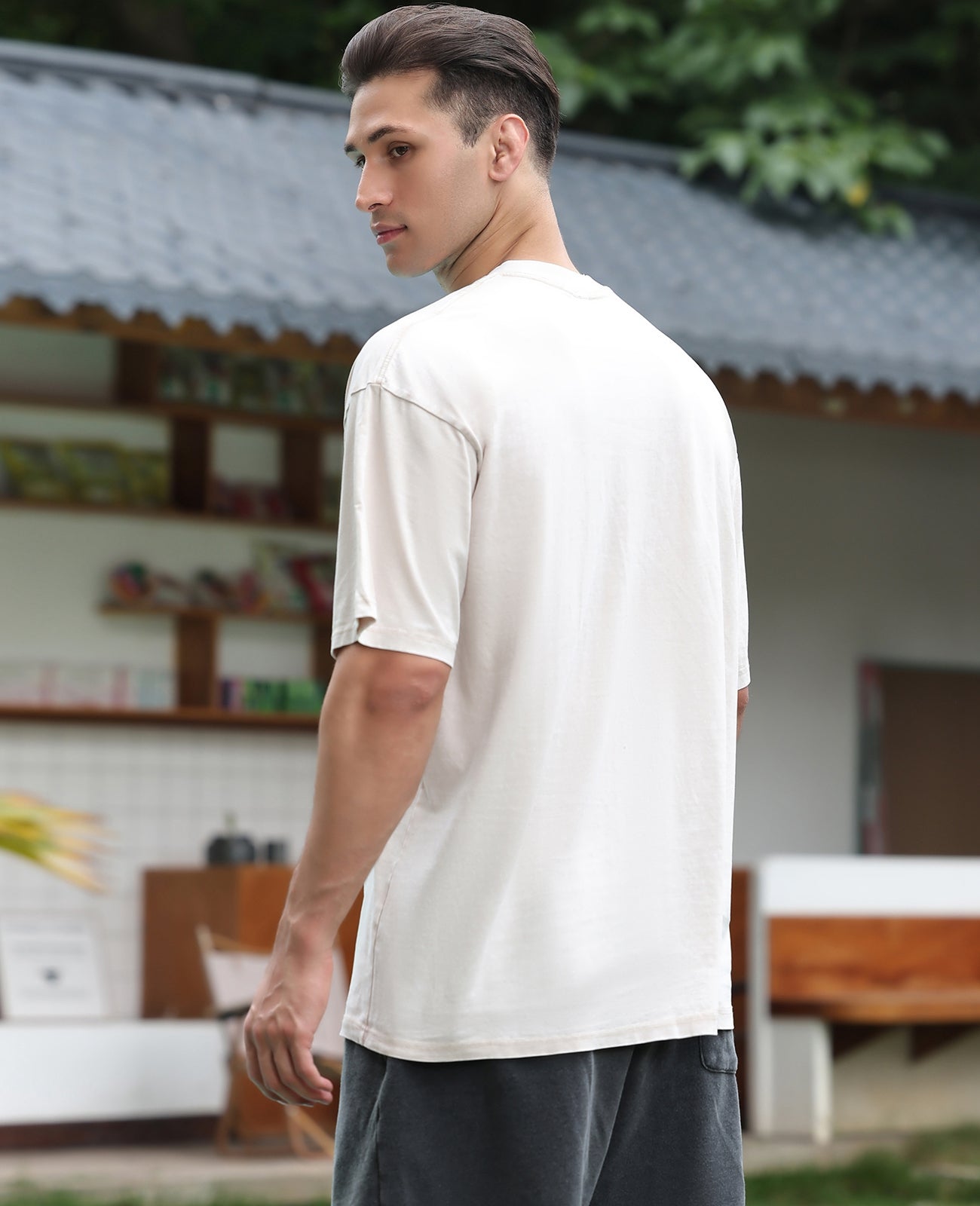 Men's Cotton T-Shirts Oversized Tee Tops