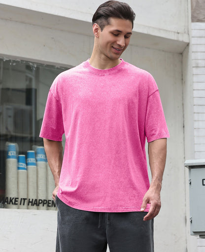 Men's Cotton T-Shirts Oversized Tee Tops
