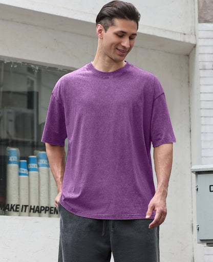 Men's Cotton T-Shirts Oversized Tee Tops