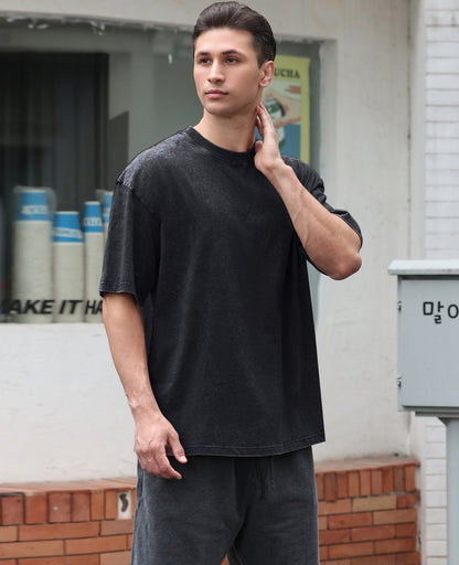 Men's Cotton T-Shirts Oversized Tee Tops