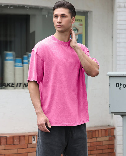Men's Cotton T-Shirts Oversized Tee Tops