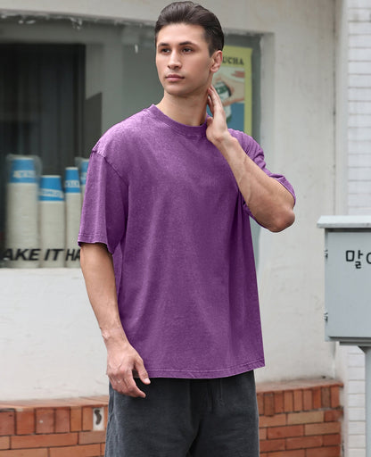 Men's Cotton T-Shirts Oversized Tee Tops