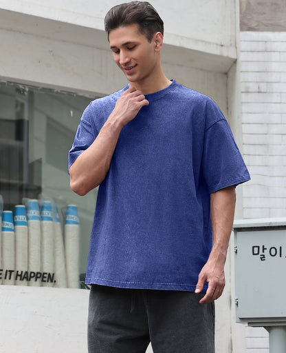 Men's Cotton T-Shirts Oversized Tee Tops