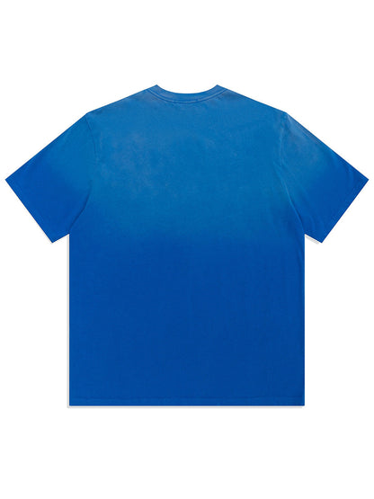 100% Cotton Crew Neck Tie-dye Oversized T-shirt KeepShowing