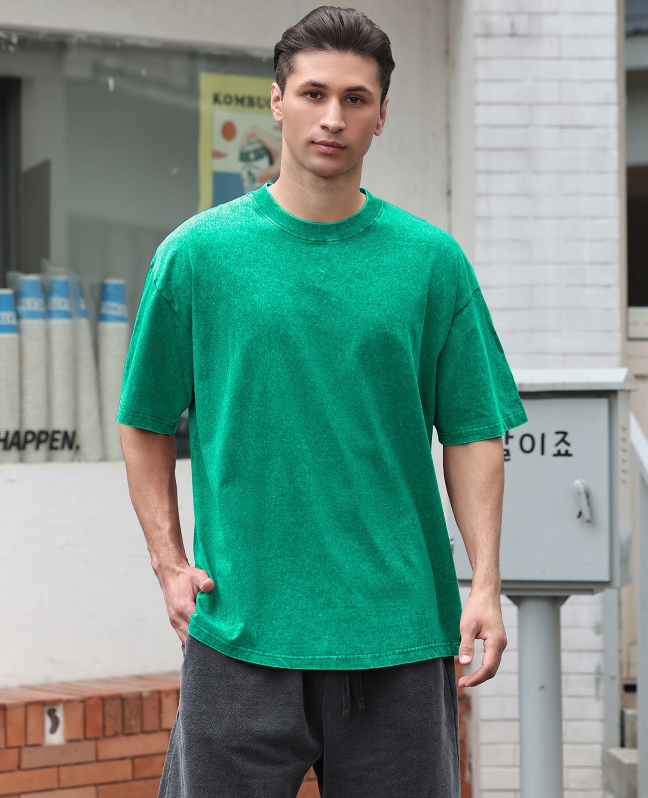 Men's Cotton T-Shirts Oversized Tee Tops