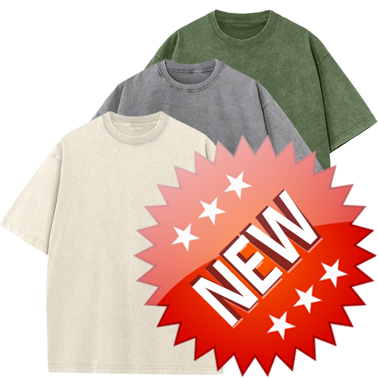 Men's Cotton T-Shirts Oversized Tee Tops